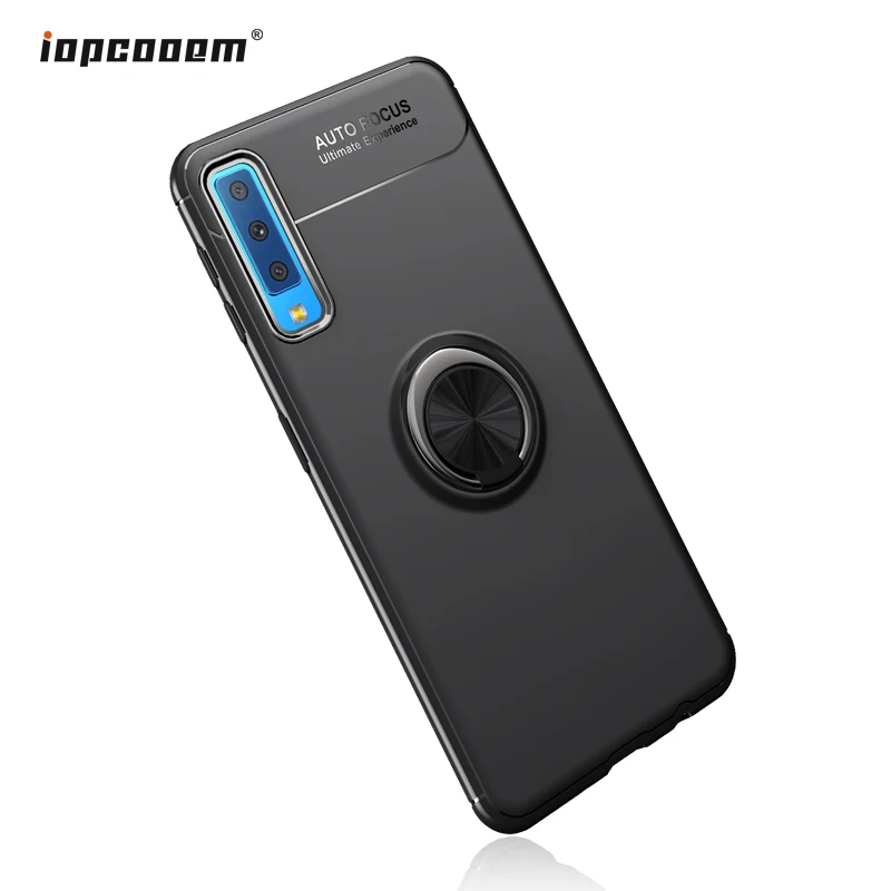 Для samsung Galaxy A7 2018 чехол A750F кольцо держатель на палец для мобильного мягкое