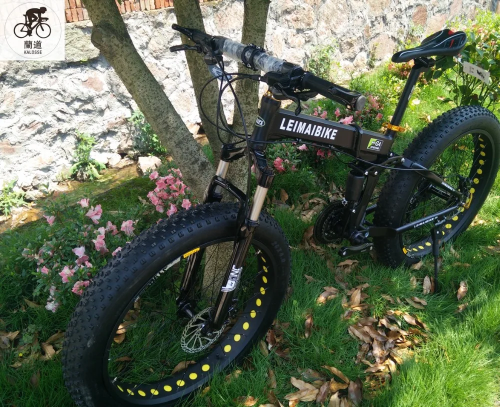 Discount Kalosse Fat Tires bikes Beach bicycle 26*4.0 tires , snow mountain bike , bicicleta mountain bike , 21/24/27/30 speed 0 Discount Kalosse Fat Tires bikes Beach bicycle 26*4.0 tires , snow mountain bike , bicicleta mountain bike , 21/24/27/30 speed 0