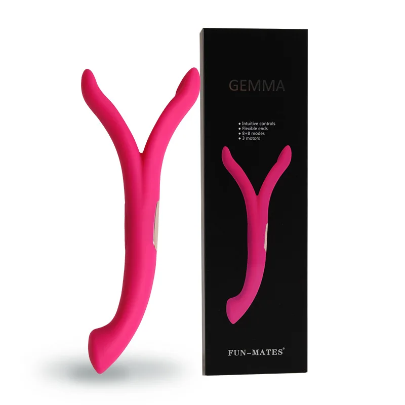 FUN-MATES g spot vibrator female sex toys Y shaped vibrator usb rechargable 8 kinds of frequency conversion vibration mode