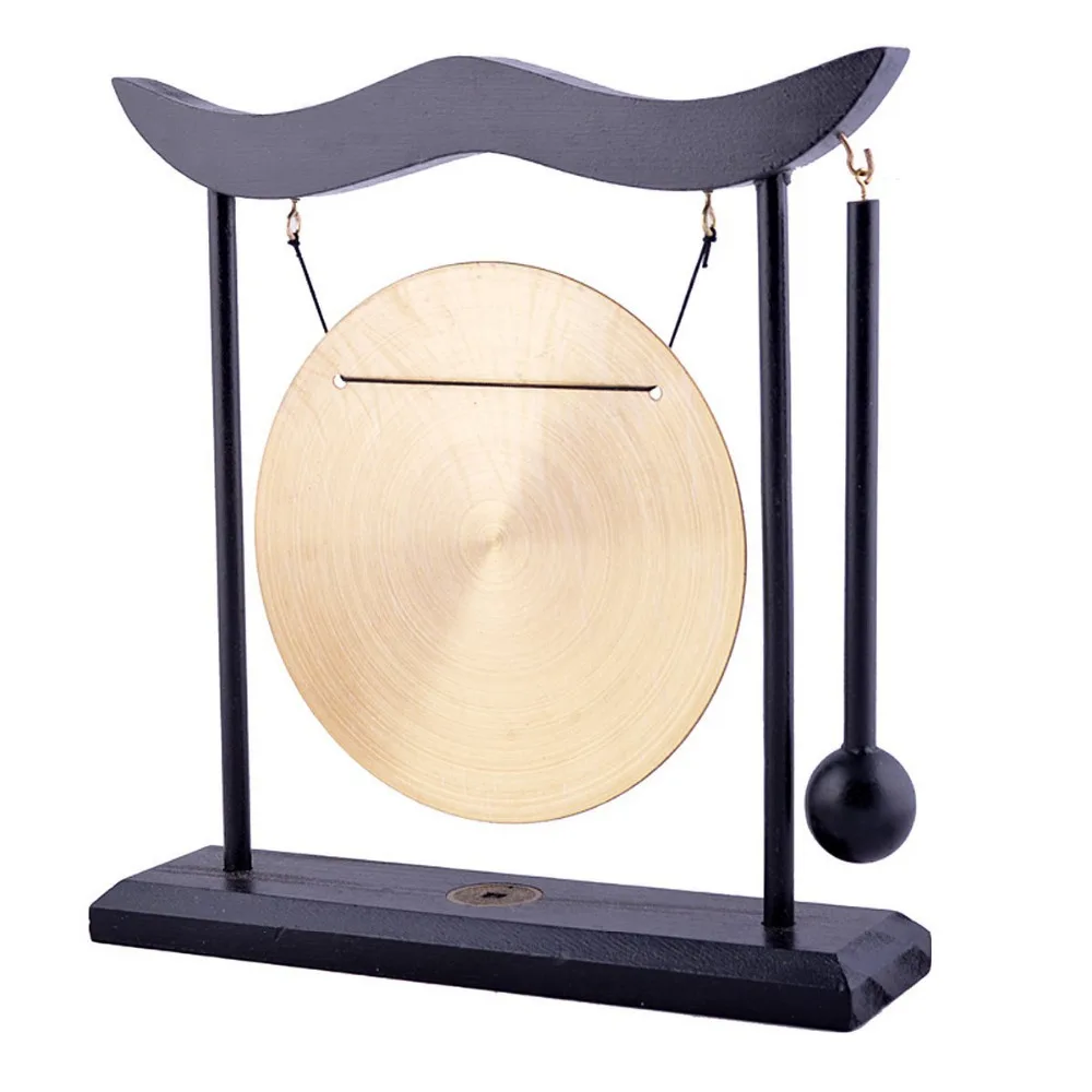 

Feng Shui Brass Gong Desktop Zen Art FOR Fortune H1301