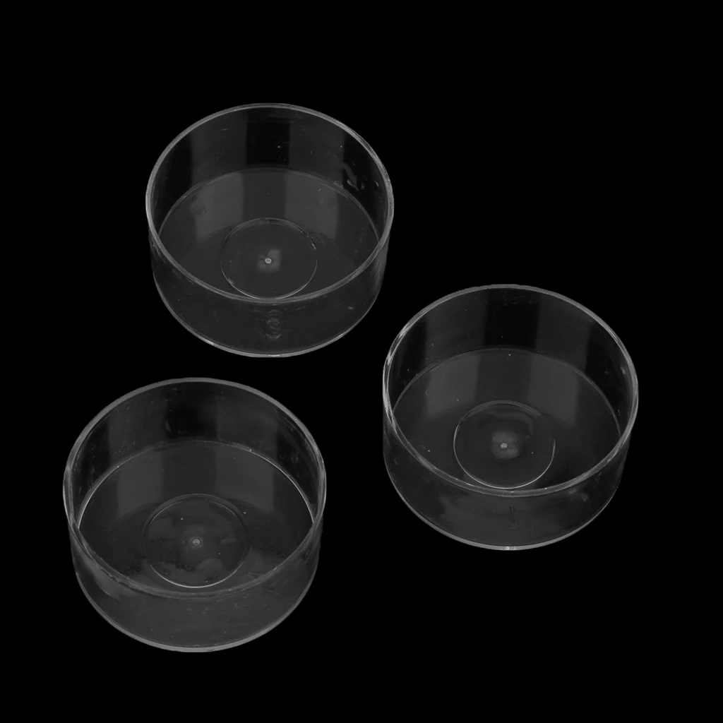 10 Lot Clear Plastic Tealight Cups Round Shaped Candle Mold Jelly Gel Wax Containers Making Mould Handmade Craft Mold