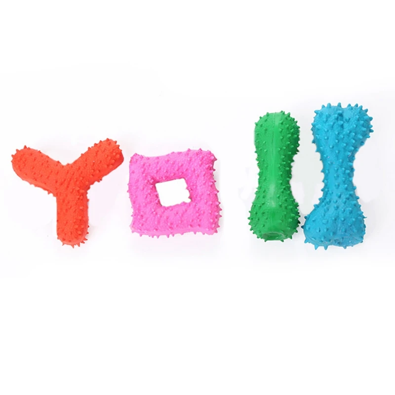 

Pet Natural Latex Chew Toys for Puppy Teeth Training Cleaning Pet Dogs Durable Safe Interactive Toys Pet Toy Supplies