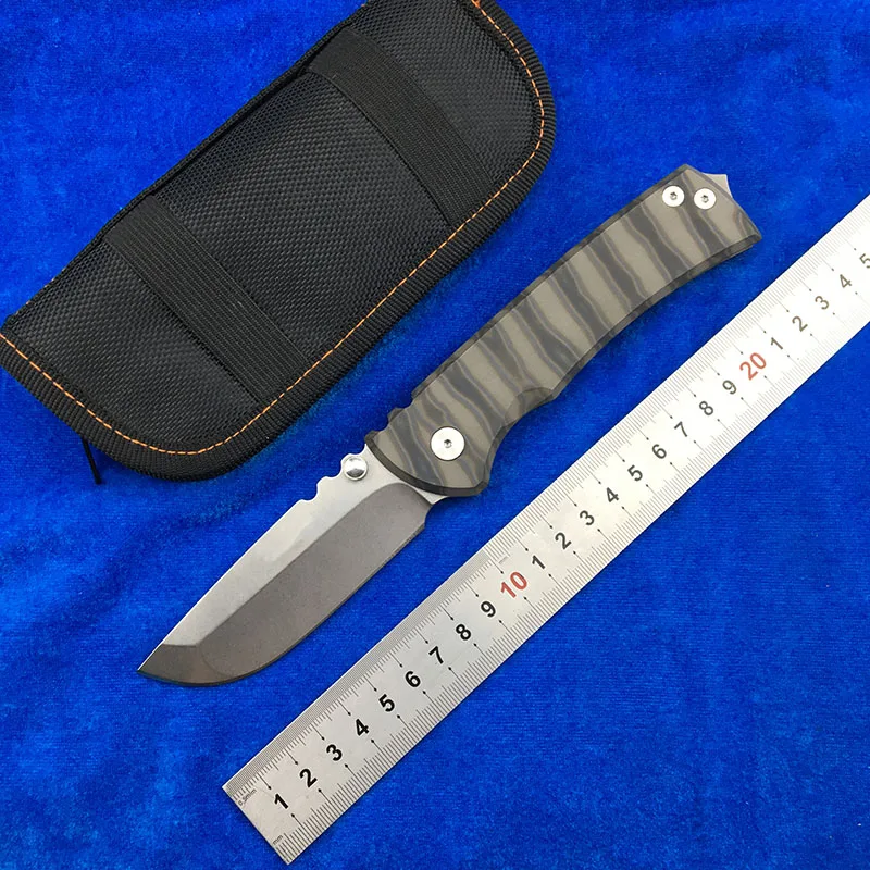 

NIGHTHAWK Custom Bearing folding knife s35vn blade Titanium handle camping hunting survive pocket fruit knives EDC tool