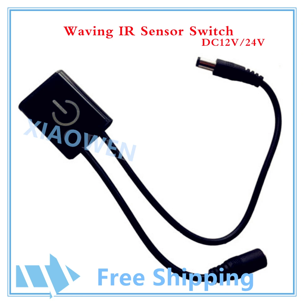 NEW high quality automatic waving IR sensor pass through glass 12V 24V DC infrared sensor for