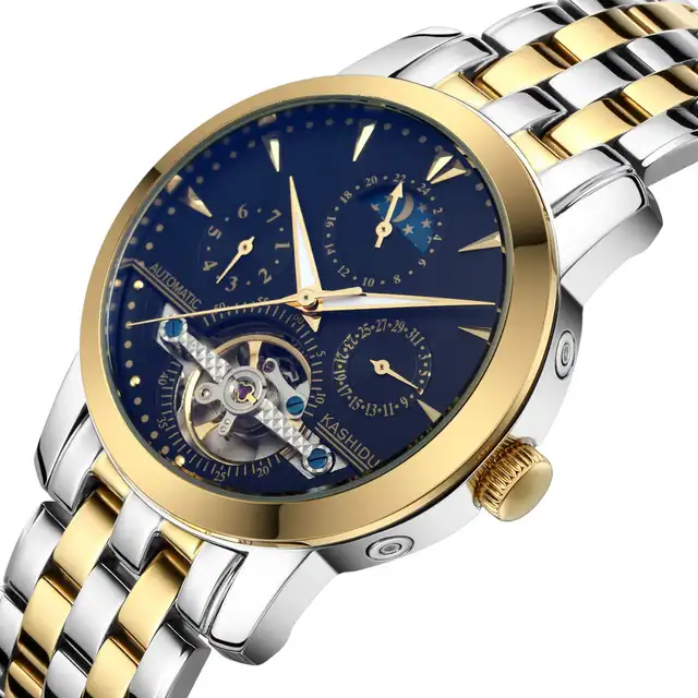 Swiss watches for men Kashidun automatic mechanical watch hollow men's