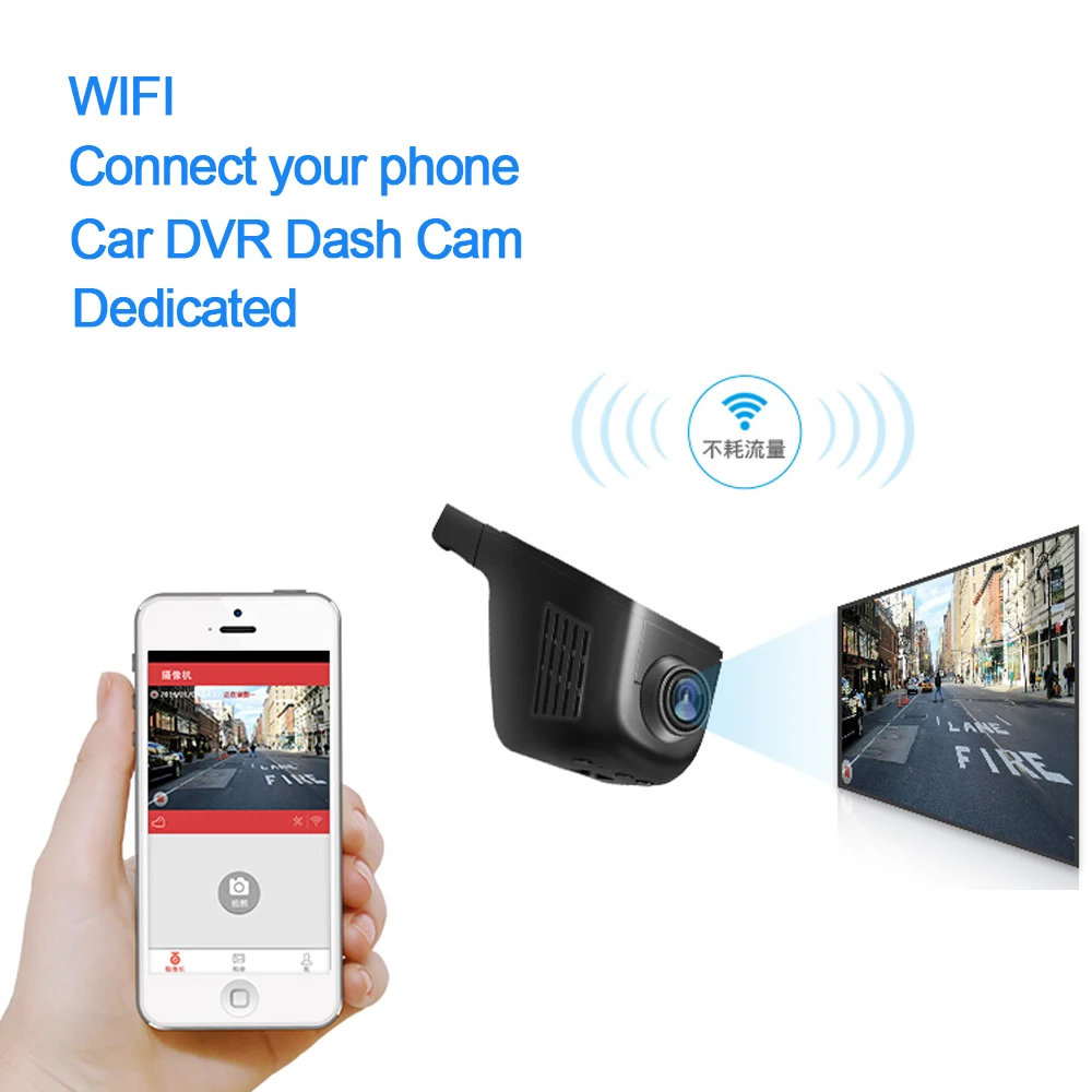 Novatek 96658 Car DVRS Full HD 1080P Hidden Dash Camera WIFI Video Recorder Registrator Night Vision Carcam Auto DVRS Dash Cam