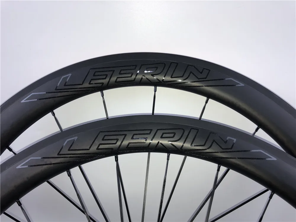 

2019 carbon wheels clincher or tubular 700c 50mm rims LEERUN PRO 38mm carbon bicycle 60mm wheels road bike 88mm steering-wheels