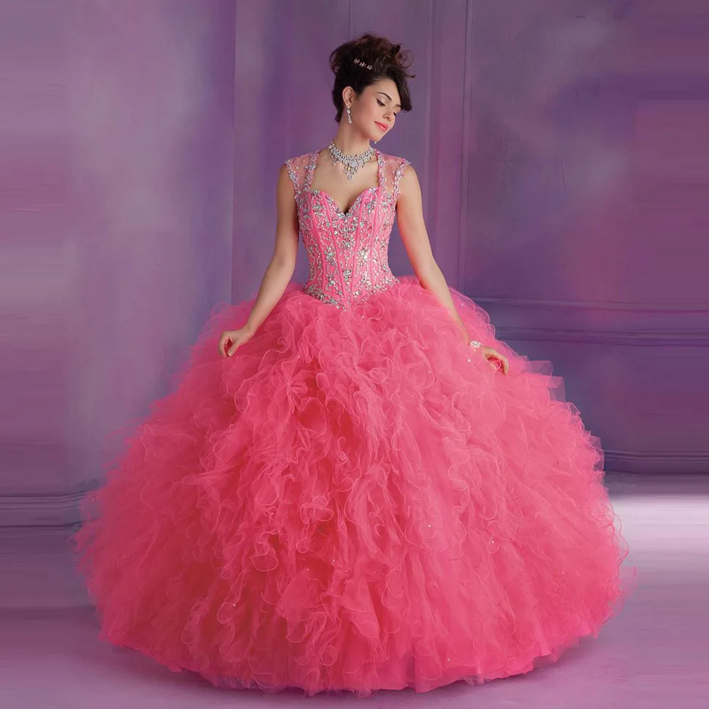 vestido de 15 Puffy Purple Champagne Quniceanera Dresses Prom Dresses