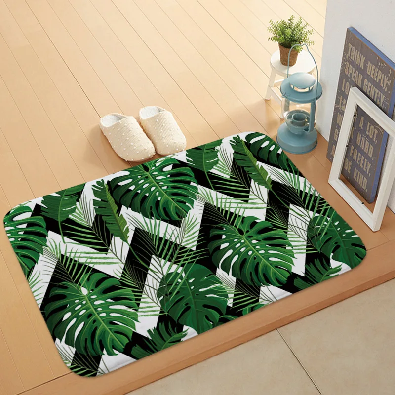 Welcome Mat Tropic Tree Door Mats Outdoor Indoor Festive Decor