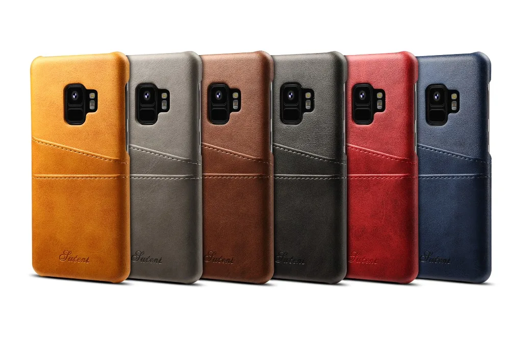 

Luxury Phone Cover For Samsung Galaxy S9 Cases Galaxy S9 Plus Cases Waterproof Anti-knock Protection Cover With Card Pocket