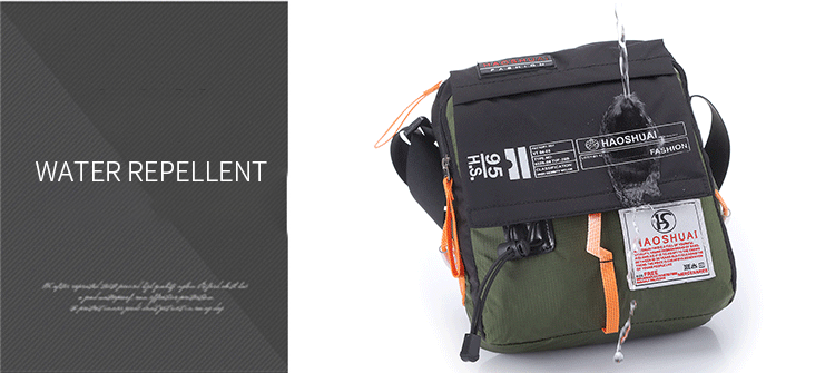 Men Nylon Messenger Bag Shoulder Crossbody Bags Multifunction Fashion Casual Hiking Bicycle Travel Satchel School Handbag XA80ZC