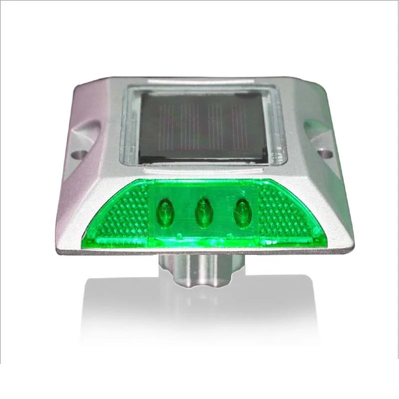 

Flashing mode Green color Solar Aluminium Road Stud