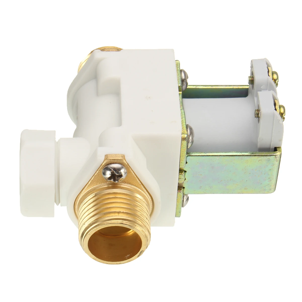 220V AC 1/" Электрический электромагнитный клапан для воды воздуха N/C нормально закрытый