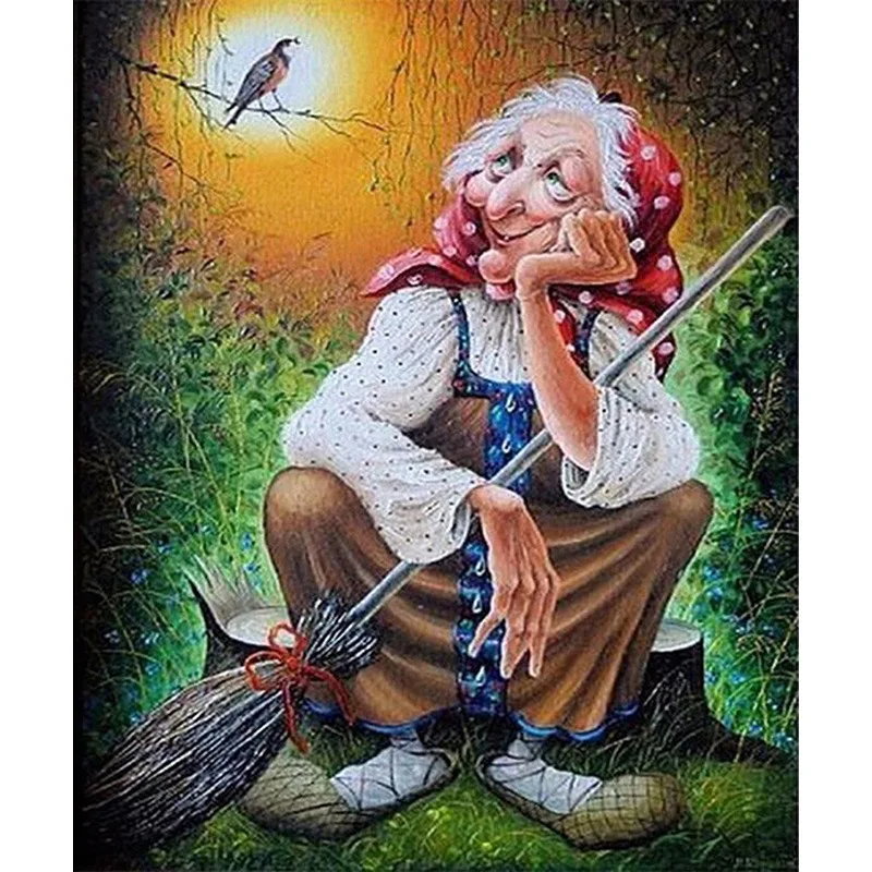 

5D DIY Diamond Embroidery Women Scenery diamond Painting landcape Cross Stitch Full rhinestones Christmas gift