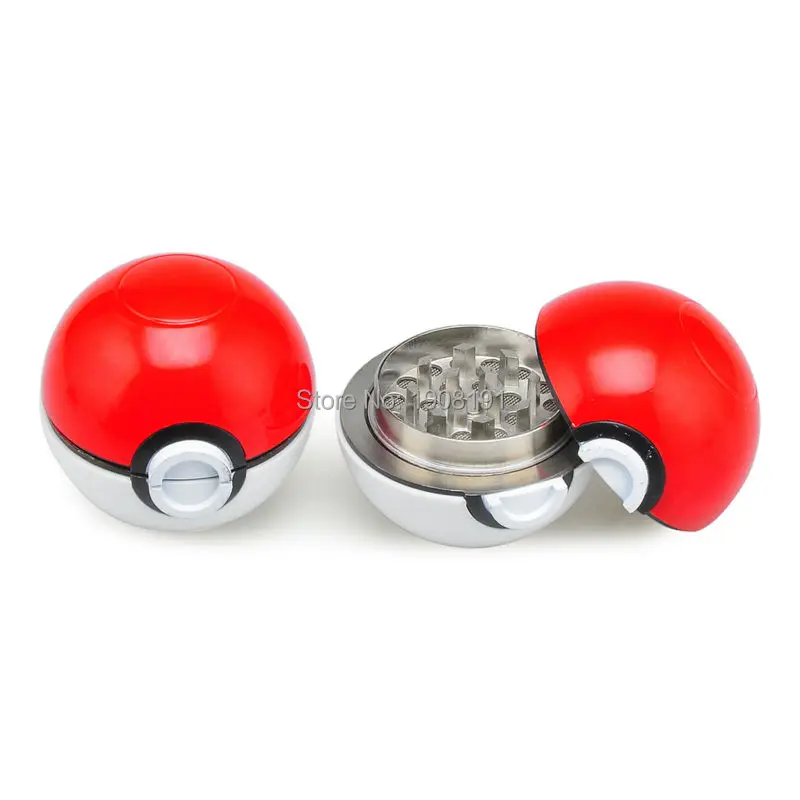 Wholesale Pokeball Grinders 3pc Metal Grinder Poke Ball Grinder Zinc