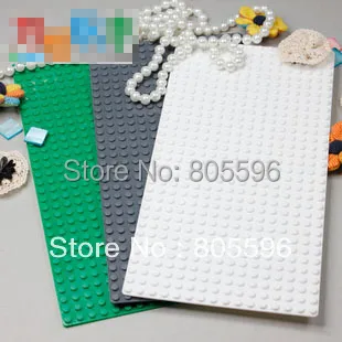 22 색상 항목 3857 MOC 도시 거리 DIY 빌딩 블록 용 베이스 플레이트 16x32 도트