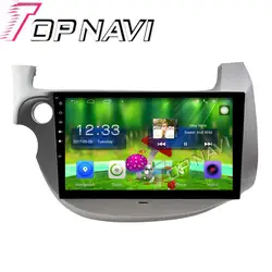 Topnavi 10.1 ''4 ядра Android 6.0 автомобиль GPS навигации для fit 2008 2009 2010 для Honda Радио аудио стерео, no dvd