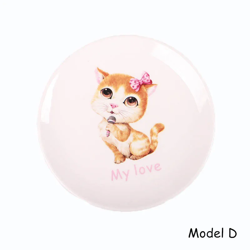 Керамическая тарелка с мультяшным котом для ужина посуда милый стиль фарфоровая