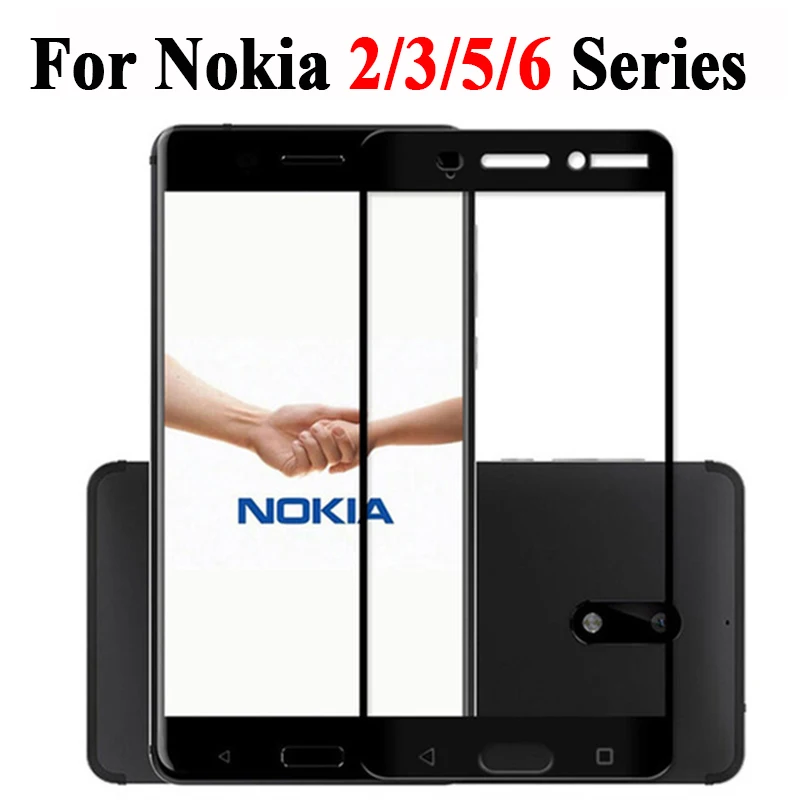 

Glass for nokia 6 protective film on nikia 2 3 5 2018 screen protector tempered glas full cover protection nokia6 62018 52018 9h