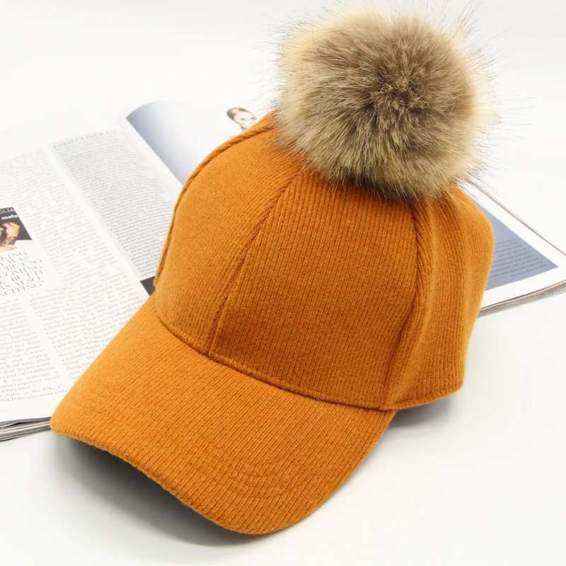 Luxury brand new designer solid color knitted hat adjustable sports hat