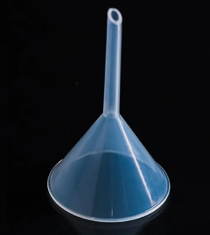 10 шт./компл. лабораторные расходные материалы длинная шея треугольная Воронка 150 мл пластиковая воронка полипропиленовый прозрачный воронка