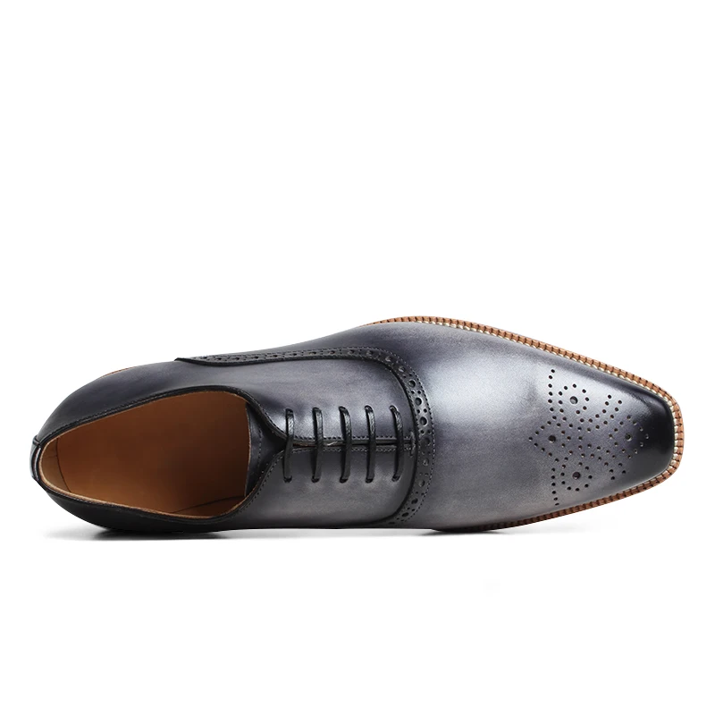 VIKEDUO/Новинка года; летние кроссовки с перфорацией типа «броги»; повседневная мужская обувь из натуральной кожи; свадебные офисные туфли-оксфорды; модельные туфли; Zapatos