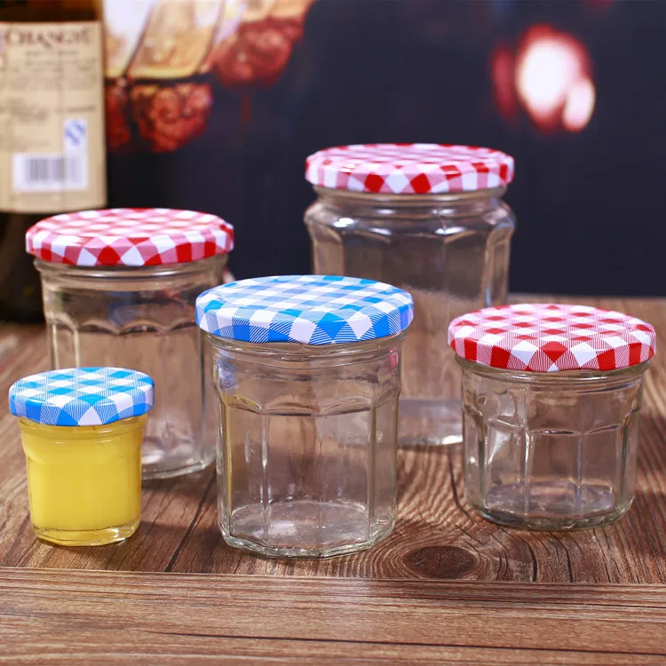 

100pcs x 50ml Honey Glass Storage Bottle jar Sugar bowl Jars Spices Sealed Grains Storage Bottles Spice Lemon Honey Pickles Ja