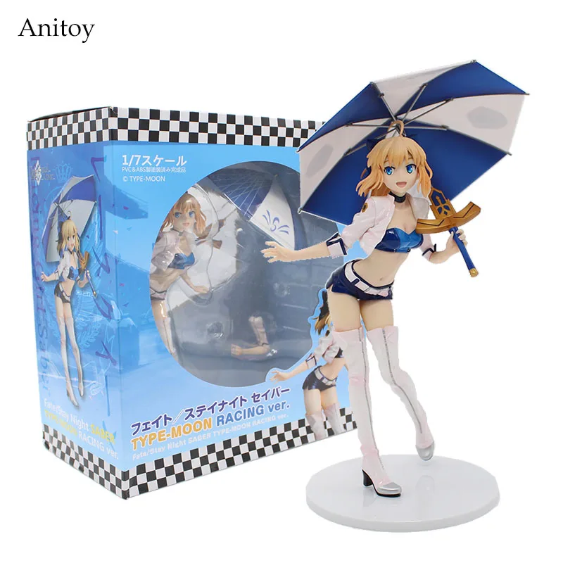 

Fate Grand Order Saber 1/7 scale painted figure Racing PVC Figure Collectible Toy 24cm KT4059