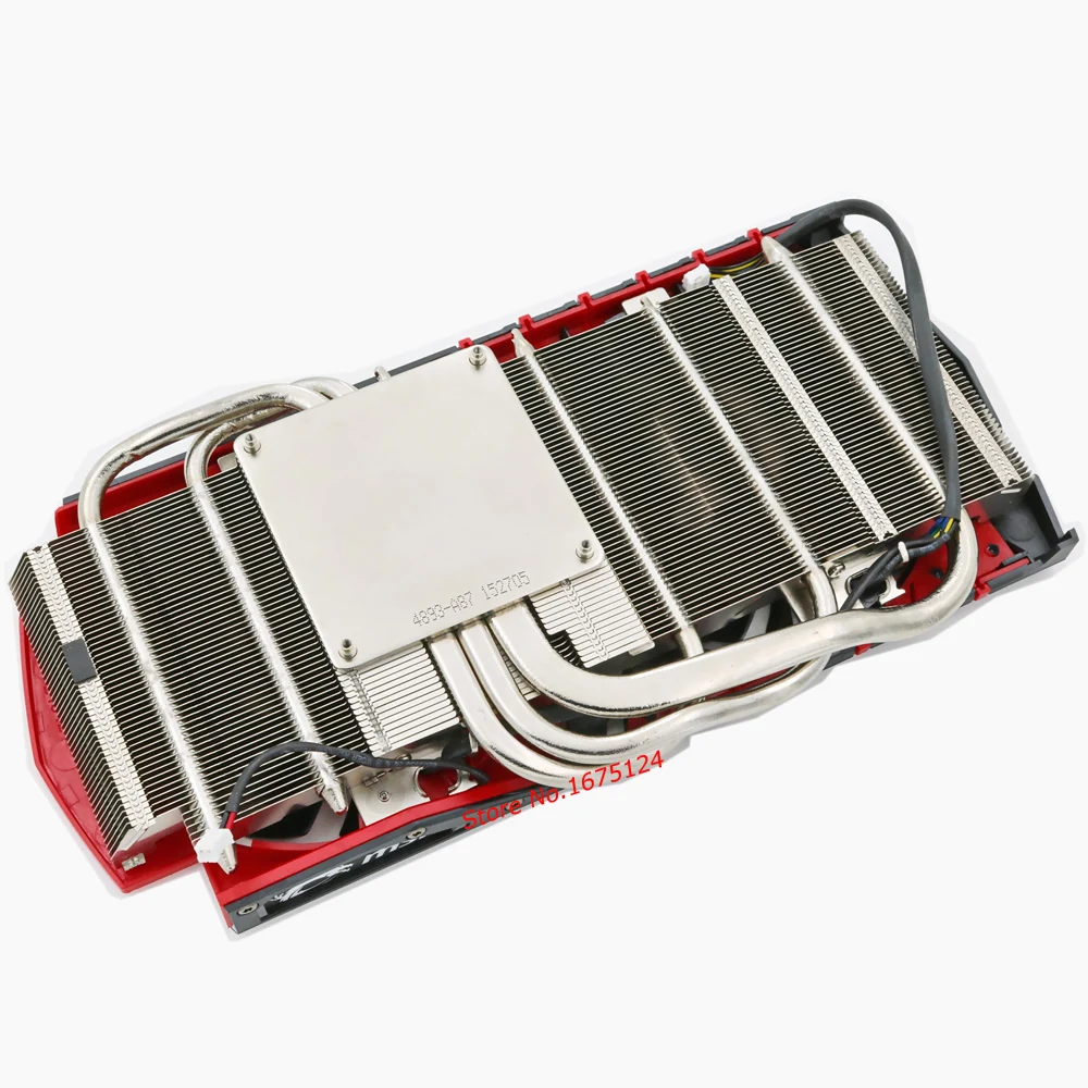 computer cooler radiator with heatsink heatpipe cooling fan for MSI