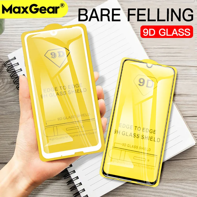 

9D FULL Cover Protective Glass On For Huawei Y7 Pro Y9 Y6 2019 Y5 prime 2018 Nova 3 i 3i 4 Tempered Glass Screen Protector Film