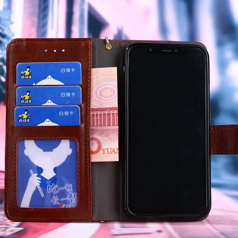 محفظة من جلد pu فليب حالة الهاتف غلاف لهاتف motorola moto G7 الطاقة G6 G5S G5 G4 E5 C زائد Z2 Z3 اللعب X4 مع حامل و فتحة للبطاقات