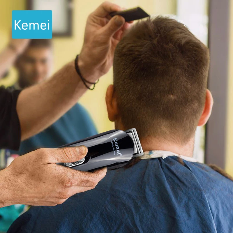 Billig Kemei haar trimmer elektrische haar clipper männer bart razor cordless haarschnitt multi funktion rasiermesser nase Haar Trimmer km 600 cut 5