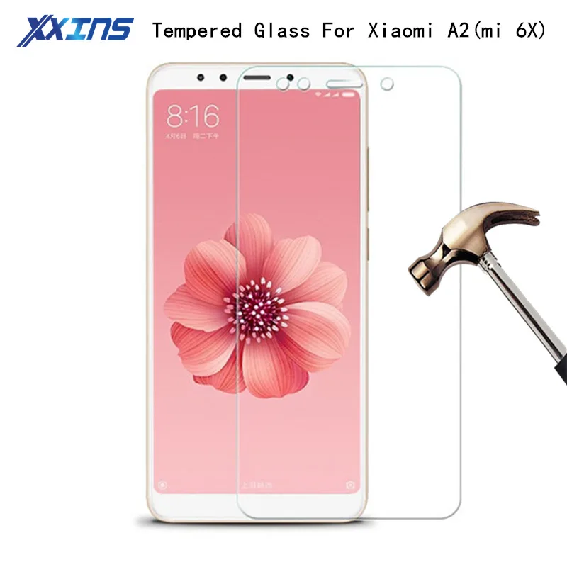 

2Pcs lot Tempered GLASS For Xiaomi Mi A2 6 X Original Mobile Phone Snapdragon 660 mi6X Toughened Protective Film HD Cover
