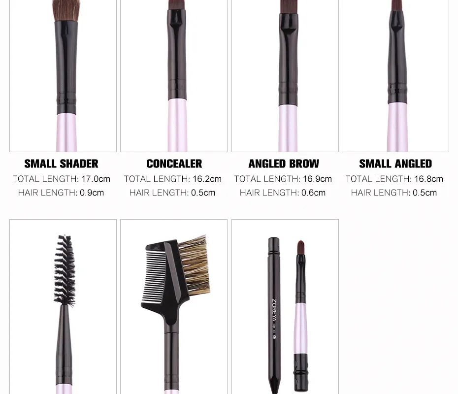 pink makeup brush 18pcs5