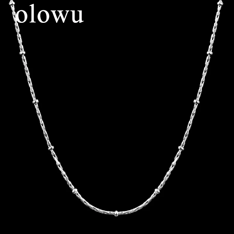 Olowu Shinny дизайн 5 шт 18 дюймовые цепочки ожерелья женские ювелирные изделия оптом на