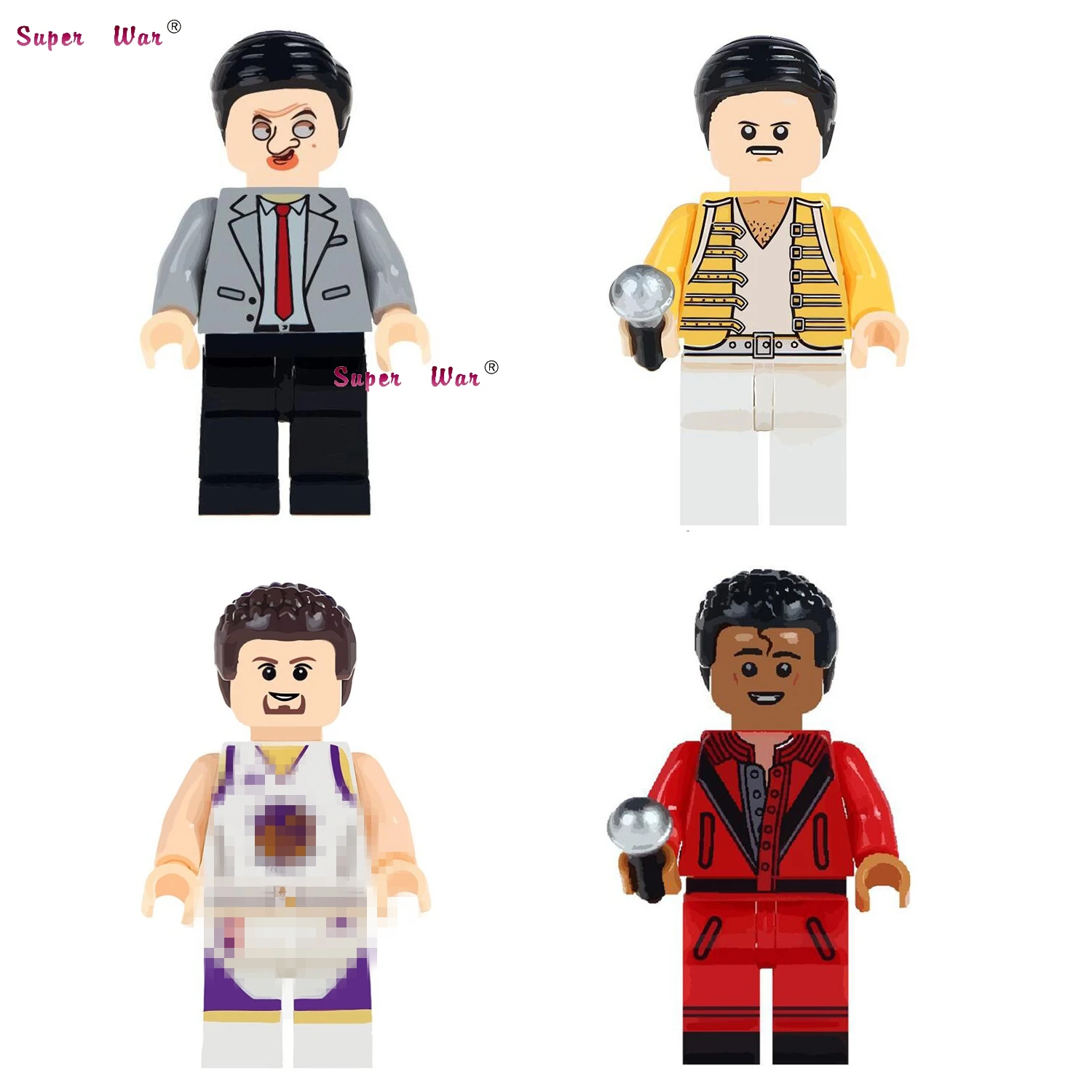 20 قطعة السيد فول فريدي ميركوري المغني كرة السلة مايكل جاكسون ستيفن الكاري بناء كتل الطوب الكلاسيكية ألعاب الأطفال 20 قطعة السيد فول فريدي ميركوري المغني كرة السلة مايكل جاكسون ستيفن الكاري بناء كتل الطوب الكلاسيكية ألعاب الأطفال