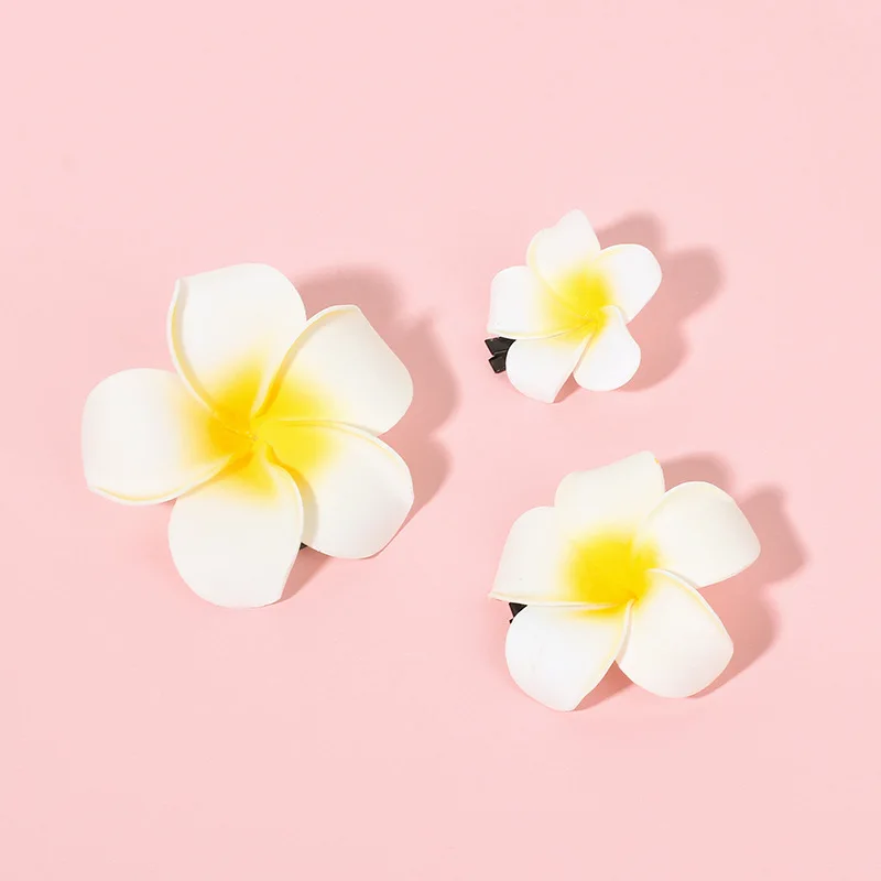 Цветочная заколка для волос Plumeria богемная невесты заколки богемные пляжные