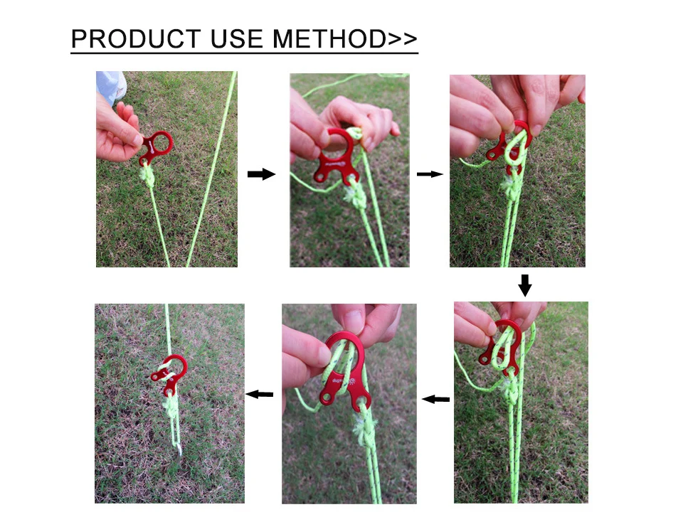 ShineTrip 5 шт/лот палатка ветровой шнур веревка застежка Guy Line Runner регулятор карабин крючок вешалка затягиватель