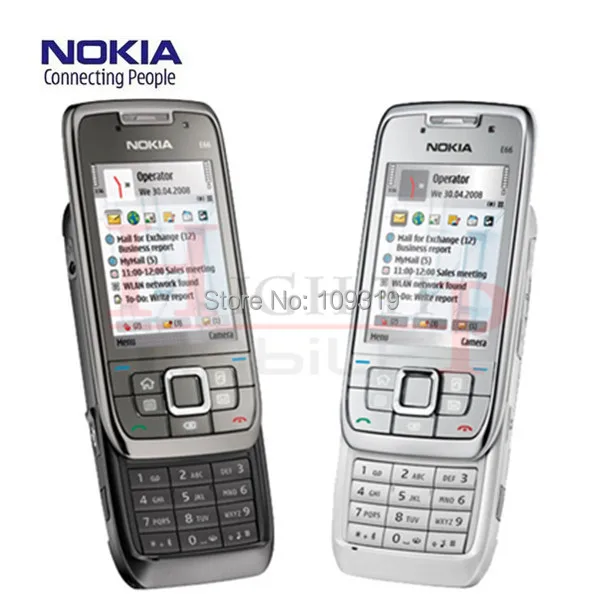 E66 Nokia E66 мобильные телефоны Bluetooth 3g wifi gps JAVA разблокировка сотовый телефон Восстановленный