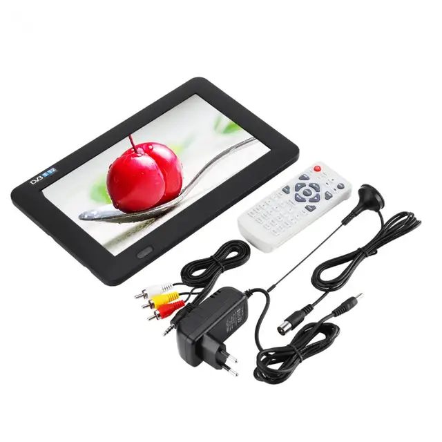 LEADSTAR 9inch Portable TV DVB-T DVB-T2  HD 800×480 Resolution Digital Analog Television