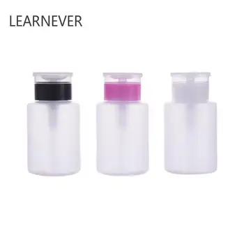 

Nail Art Refillable Bottles Mini Pomp Acryl Gel Polish Remover Cleaner Liquid Container Kleine Druk fles Nail Art Bottle M03465