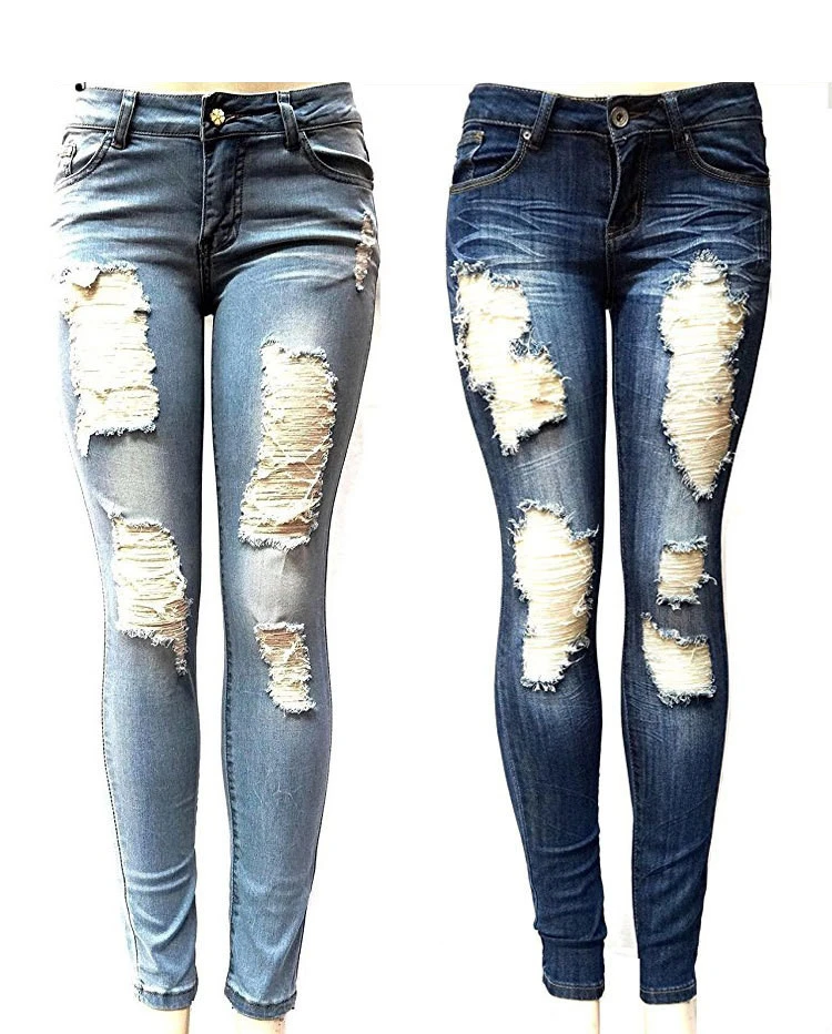 ladies mid rise jeans