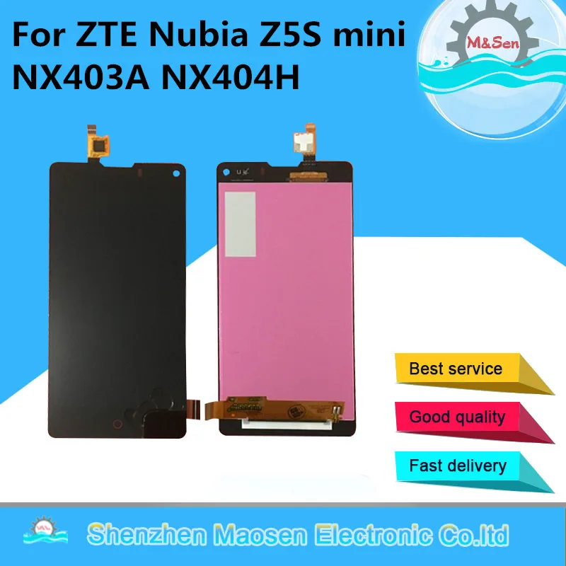 M& Sen для 4," zte Nubia Z5S Mini NX403A NX404H ЖК-дисплей+ сенсорный экран панель Digiziter Для zte Nubia Z5S мини сборка