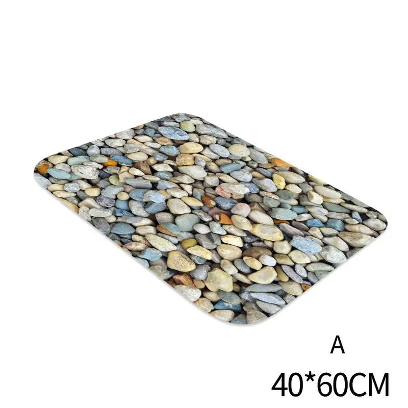 3d имитационный коврик цветной Булыжный принт фланелевый коврик прикроватный Ковер супер мягкий плотный коврик художественное украшение гостиной