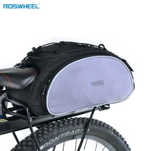 ROSWHEEL велосипедная сумка, сумка на багажник велосипеда, сумка на заднее сиденье, сумка Pannier 13л, многофункциональная быстросъемная Сумка-Карго