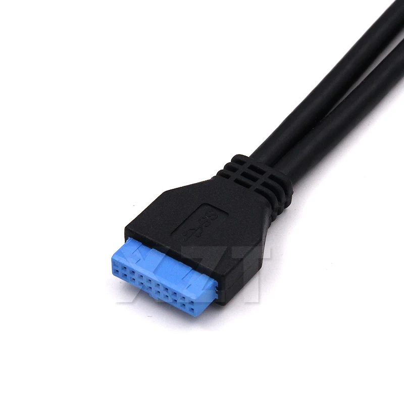 Высококачественный двойной USB 3 0 порты Мама к материнской плате 20 Pin Box Header pin