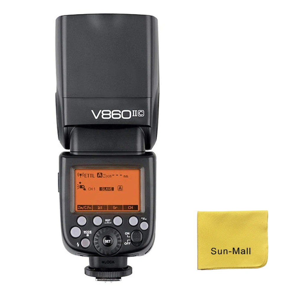 

UK Stock Godox V860II E-TTL Li-ion Flash Speedlite (V860II-S/C/N/F/O) for Sony Nikon Canon Olympus Fuji Camera