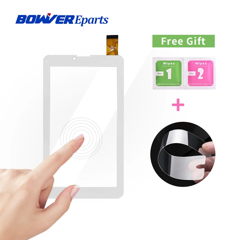 

7"Inch Touch Screen Panel Digitizer Glass For PRESTIG MULTIPAD 4 PMP7110D3G 3G/Domi X5 MTK6577 MTK6527 3G/INNO HIT GOLEM 782