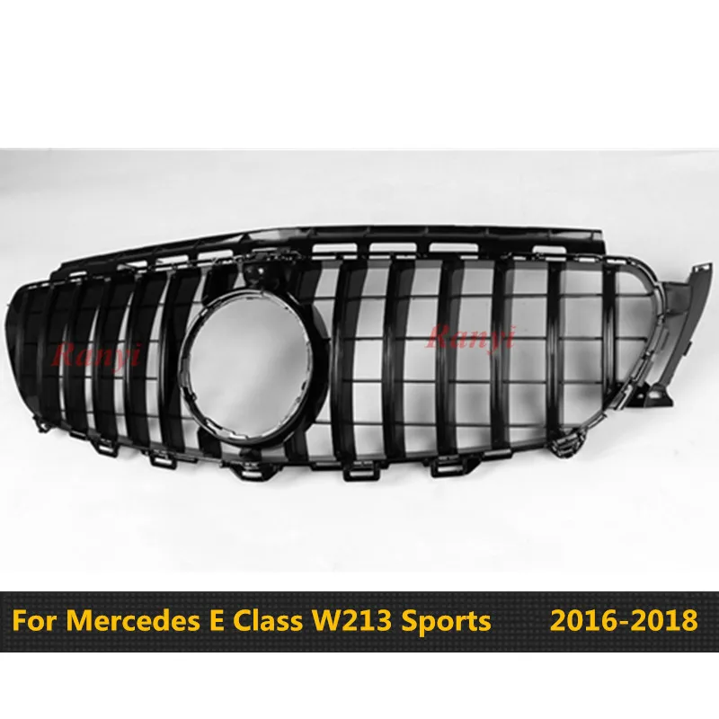 GT вертикальный Алмазный гриль E63S для Mercedes Benz E Class W213 C238 Coupe Sedan 2016 2018 E300 E350 E200 E320