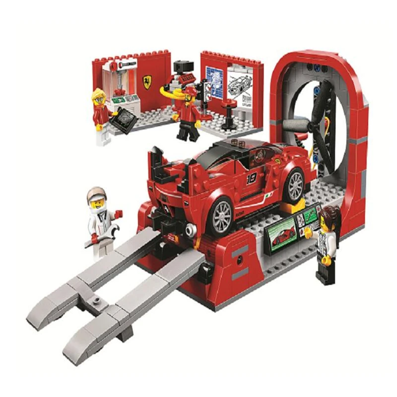 

Toys for children 10781 526Pcs Super Racer Racing Car The Development Center Building Block Compatible Brick Toy
